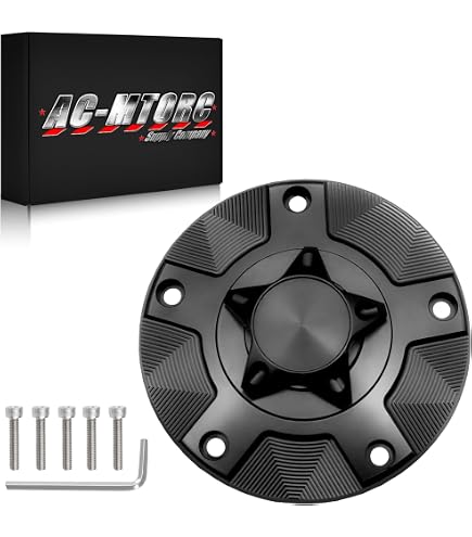 Amazon.com: SMT-Black Aluminum Keyless Fuel Tank Gas Cap